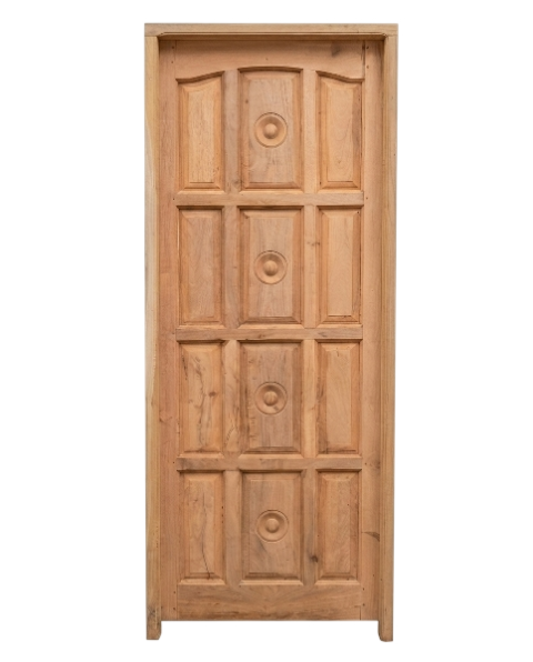 PUERTA TORNEADA DE ALGARROBO