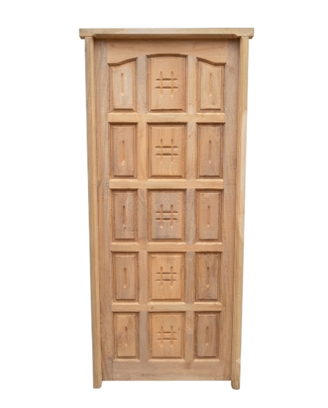 PUERTA NUMERAL 15 TABLEROS ALGARROBO