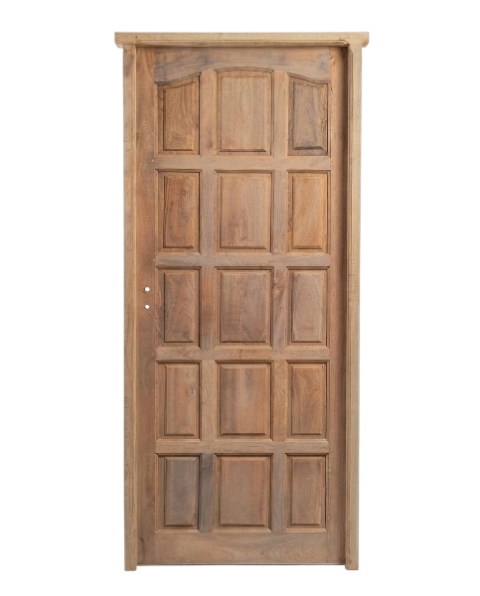 PUERTA 15 TABLEROS ALGARROBO